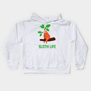 Funny Sloth Kids Hoodie